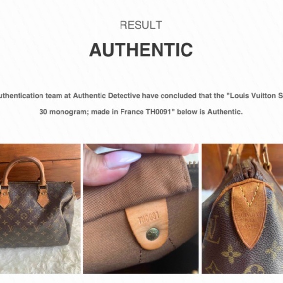 Louis Vuitton Speedy 30 Canvas Monogram TH0091 - Sept 2001 - Picture 15 of 15